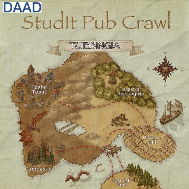 Read more about the article Pub Crawl 2, Intro Week Thurs. 14.10.21